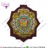 Hand Embroidered Badge Royal Logistics Corps Beret Badge Maroon