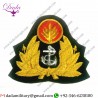 Hand Embroidered Bangladesh Navy Officer Hat Cap Badge