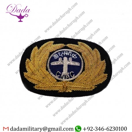Handmade Badge China National Aviation Corp Cnac Pilots Cap Badge Quality Replica Ww2