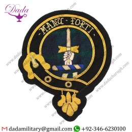 Handmade Badge Clan Mackay Embroidered Badge