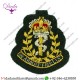 Handmade Embroider Ramc Officers Beret Cap Badges. Army Bullion Wire On Green