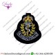 Handmade Embroider Ramc Officers Beret Cap Badges. Army, Bullion And Wire Cap Badge On Black