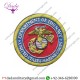 Hat Cap Badge Us Department Of Navy - United States Marine Corp Hand Embroidered Bullion Badge