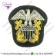 Hat Cap Badge Usa Navy Officer Hat Cap Captain Admiral Hat Badge Hand Embroidered