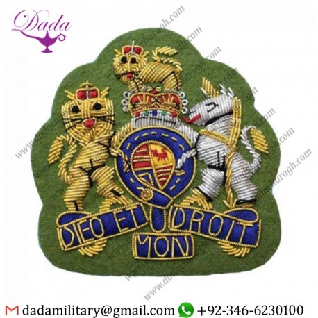 Hat Cap Badge Warrant Officer Class 1 Intelligence Corps Royal Arms Rank Badge