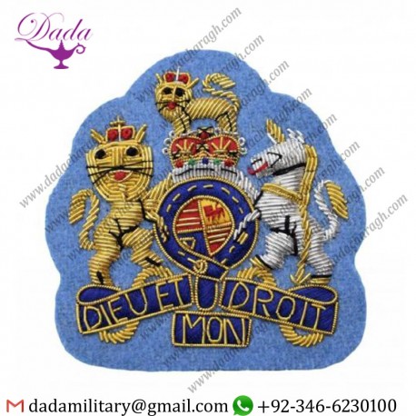 Hat Cap Badge Warrant Officer Class-1 Army Air Corps Royal Arms Rank Badge