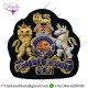 Hat Cap Badge Warrant Officer Class-1 Hand Embroidered Rank Badge Black