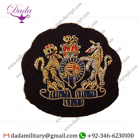 Hat Cap Badge Wo1 Badge, Warrant Officer, Army, Mess Dress, Black, Military Warrant Officer