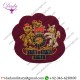 Hat Cap Badge Wo1 Badge, Warrant Officer, Army, Mess Dress, Medical Maroon, Military, Ramc