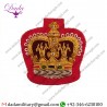 Hat Cap Badgewo2 Crown Red, Warrant Officer, Army, Military, Mess Dress, Rank Badge, Reds