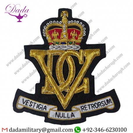High Quality Badge Hand Made Military Embroidery Badges And Patches