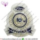 High Quality Badge Handmade Bullion Patch Embroidered Badge Emblem