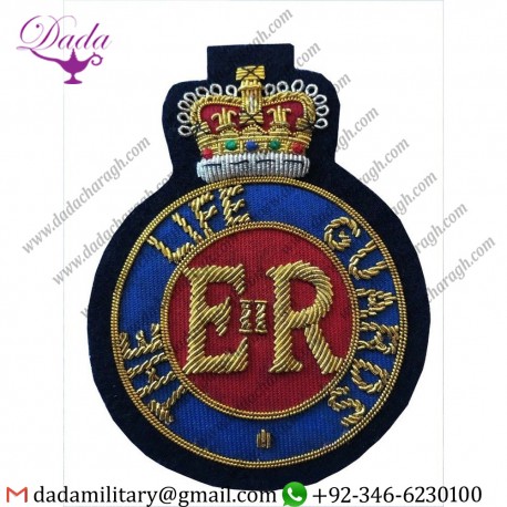 Manufacturer The Life Guards Hand Embroidered Badge