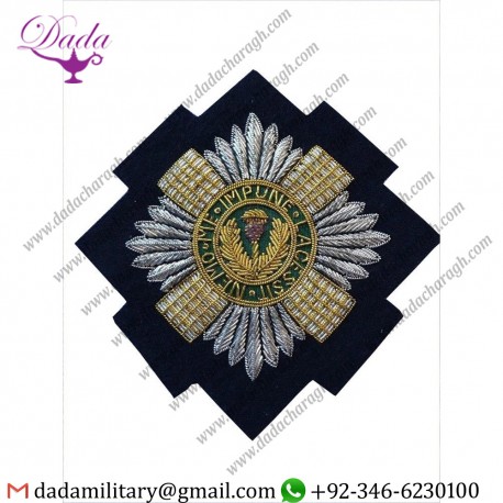 Manufacturer The Scots Guards Hand Embroidered Badge