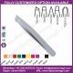 BEST DCM STAINLESS STEEL TWEEZERS SLANT POINT TIP TWEEZERS