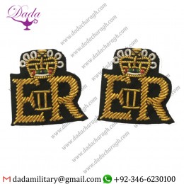 Military Badge 1344 Royal Cypher For Mess Kit