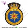 Military Badge 1363 Hmcs Star Blazer Badge