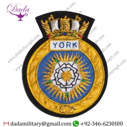Military Badge 1397 Hmcs York Blazer Badge