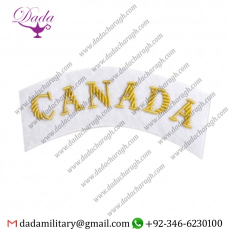 Military Badge 1415 Canada Flash
