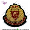 Military Badge Michael Jackson Gold Bullion Hand Embroidered Blazer Fashion Badge