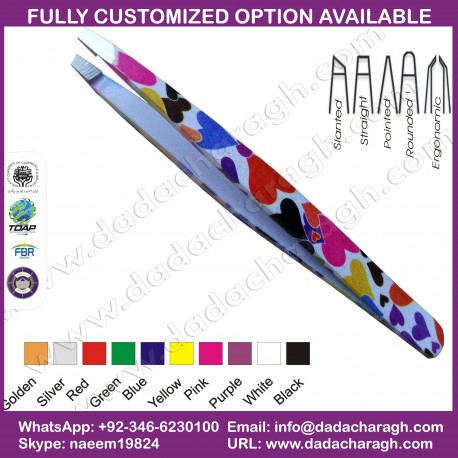 ,TWEEZER STAINLESS STEEL TOOLS TWEEZERS,BEAUTIFUL PAINTED STAINLESS STEEL BEAUTY TWEEZERS