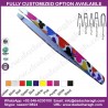 ,TWEEZER STAINLESS STEEL TOOLS TWEEZERS,BEAUTIFUL PAINTED STAINLESS STEEL BEAUTY TWEEZERS