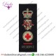 Military Motif Hand Embroidery Badges Qarnns Reserve Senior Nursing Sister Tippet  Rank Badge Queen's Crown. Bullion Wire