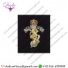 Military Motif Hand Embroidery Badges Royal Electrical & Mechanical Engineers Design Queen's Crown. Bullion Wire-embroidered