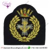 Military Motif Hand Embroidery Badges Sea Cadet Corps Chaplain Bullion Wire-embroidered Naval Cap Badge Or Cap Tally