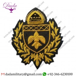 Military Motif Hand Embroidery Badges