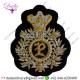 Military Motif Hand Embroidery Bullion Wire Blazer Badges