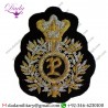Military Motif Hand Embroidery Bullion Wire Blazer Badges