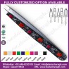 REB FLOWER AND BLACK PATTERN TWEEZER,EYEBROW TWEEZER,SLANT TIP TWEEZER