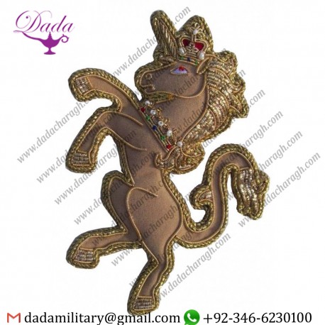 Military Uniform Accoutrements Royal Beasts Unicorn Tree Decoration