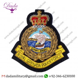 Military Uniform Accoutrements Royal Grenada Police Force Badge