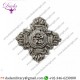 Military Uniform Accoutrements Star Badge Silver 18mm