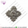 Military Uniform Accoutrements Star Badge Silver 18mm