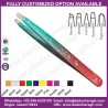 BEAUTIFULL THREE COLOR TWEEZER FOR LADIES TWEEZER,BRAND TWEEZER,FORGING TWEEZER,STAINLESS STEEL TWEEZERS