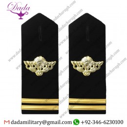 Epaulette Shoulder Boards Iiniim Universal Professional Uniform Epaulets With Gold Metal Bar, Star