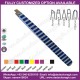 BLUE AND WHITE LINES TWEEZER,SURGICAL GRADE TWEEZER,STAINLESS STEEL EYEBROW TWEEZERS