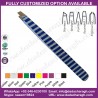 BLUE AND WHITE LINES TWEEZER,SURGICAL GRADE TWEEZER,STAINLESS STEEL EYEBROW TWEEZERS