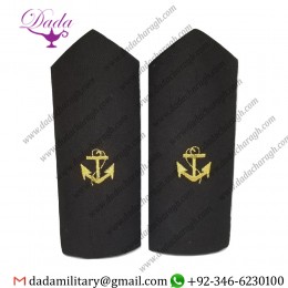 Shoulder Boards Epaulets - Hardboards Gold Anchor