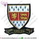 Military Uniform Emblem Hand Embroidered Irish County - Carlow - Collectors Heritage Item