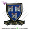 Military Uniform Emblem Hand Embroidered Irish County - Dublin - Collectors Heritage Item