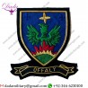 Military Uniform Emblem Hand Embroidered Irish County - Offaly - Collectors Heritage Item