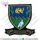 Military Uniform Emblem Hand Embroidered Irish County Wicklow- Collectors Heritage Item
