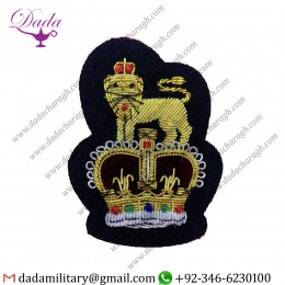 Pakistan Supplier Staff Officer Badge, Army, Military, Staff Officers Handmade Bullion Badge