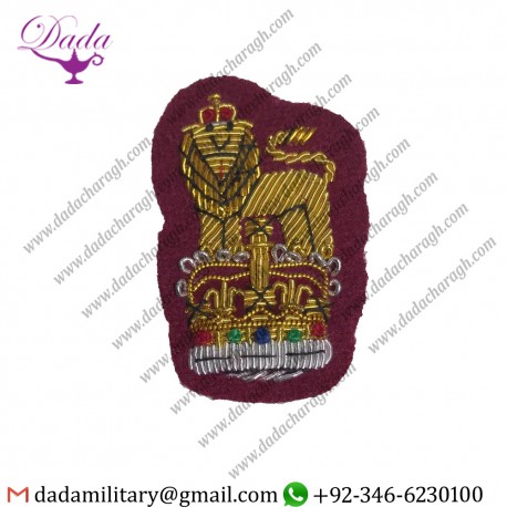 Pakistan Supplier Staff Officer Para Maroon Beret Badge, Army, Military, Hat, Cap, Officers Rank