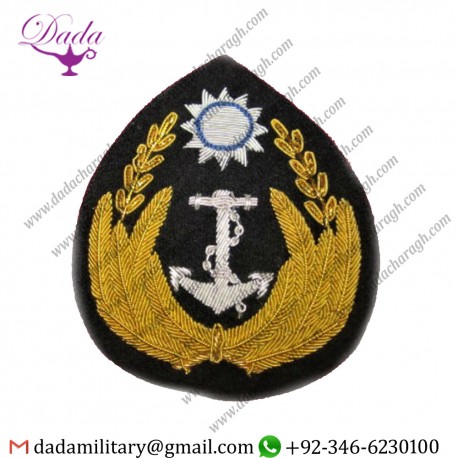 Pakistan Supplier Taiwan Navy Officer Hat Cap Badge