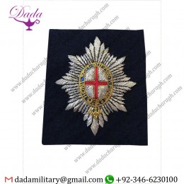 Pakistan Supplier The Coldstream Guards Badge Hand Embroidered Badge